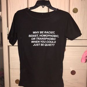 Quote tee shirt